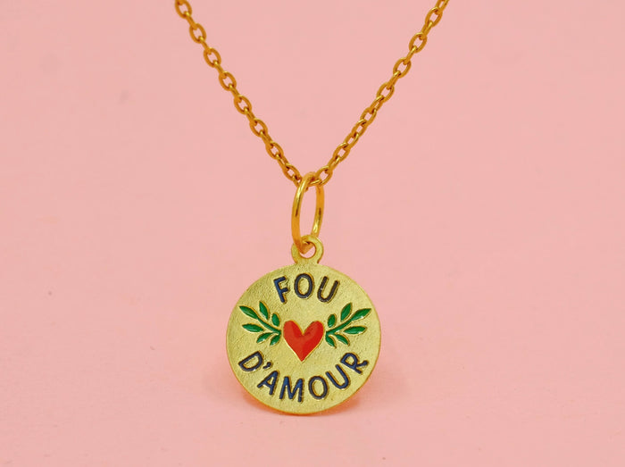 Petite médaille « Fou d'Amour »
