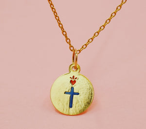 Petite Médaille « Croix Cœur »