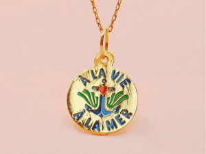 Petite médaille « À la vie à la mer »