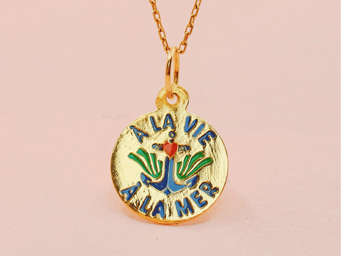 Petite médaille « À la vie à la mer »
