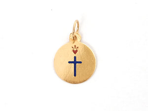 Petite Médaille « Croix Cœur »